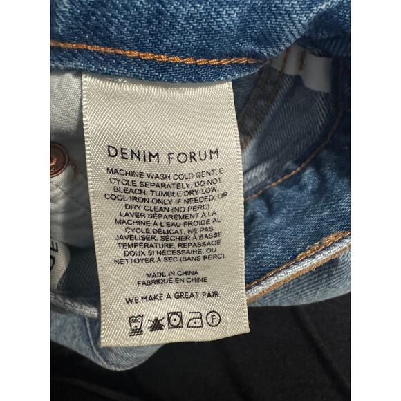 Denim Forum ’90s Carpenter Midi Pencil Skirt — Size 26 - Picture 6 of 7